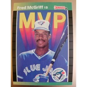 Fred McGriff HOF - 1989 Donruss MVP insert #BC-19 - Blue Jays - RAW Mint